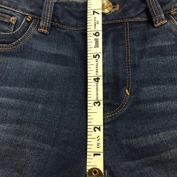 EUC WHBM Slim Leg Regular Distressed Fabric Jean - Picture 13 of 15